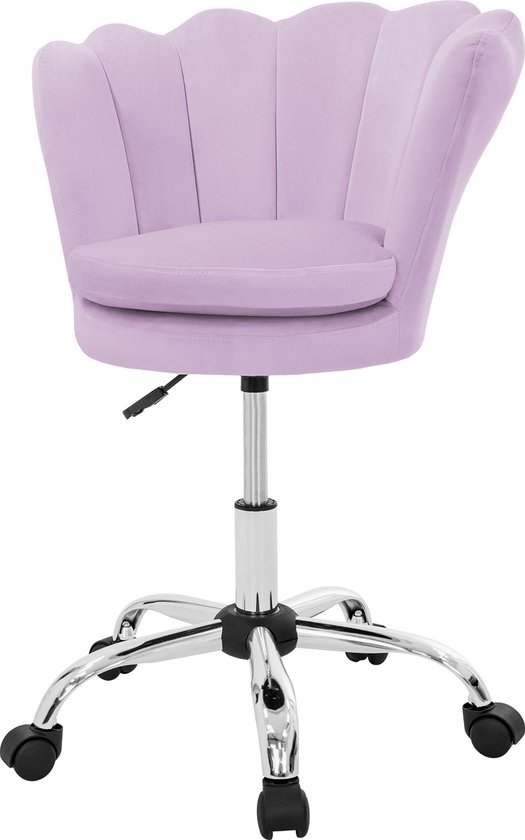 Bureaustoel met wielen en rugleuning - Bureaustoel - €107,47