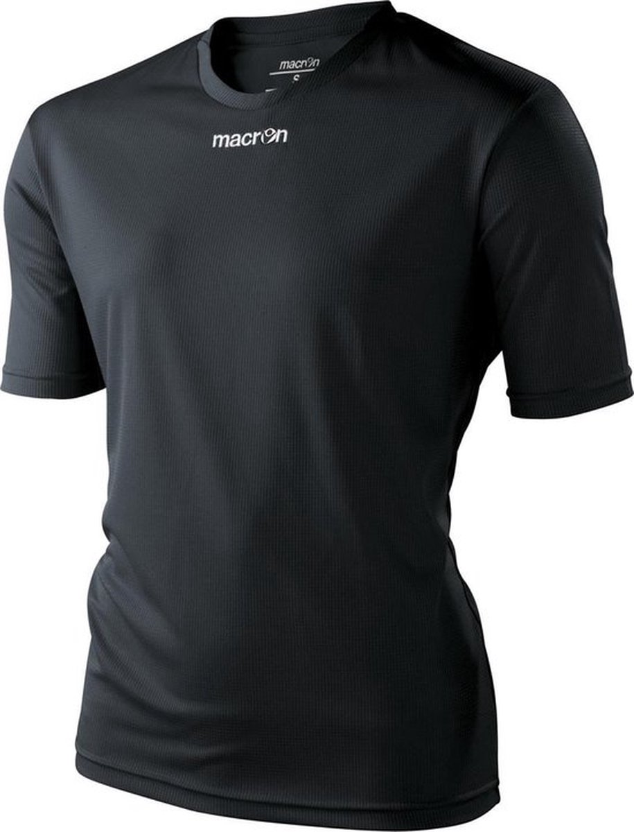 Macron Rigel Hero Shirt Korte Mouw Heren - Zwart | Maat: M