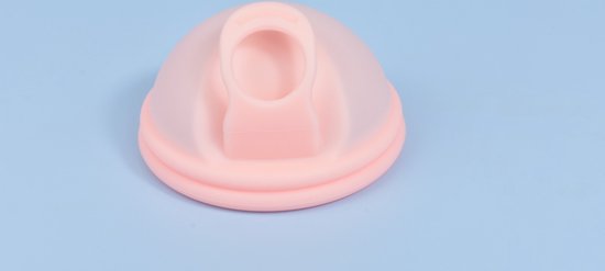 Noenoo | Herbruikbare Menstruatie Disc | Met uithaalring Maat L Poeder Roze Duurzaam - Noenoo