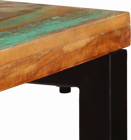 Vidaxl – Table console chêne sonoma 100x25x75 cm – Bois d'ingénierie – Surface résistante à l'humidité – Pieds réglables pour stabilité