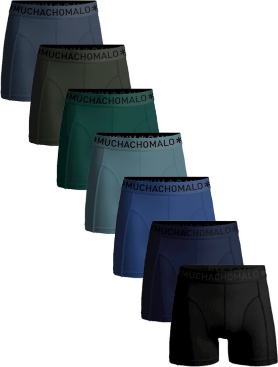 Muchachomalo Heren Boxershorts - 7 Pack - Maat M - Mannen Onderbroeken