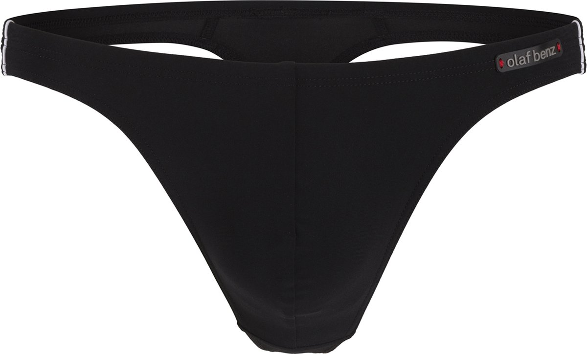 Olaf Benz Zwemstring - 8000 Black - maat XXL (XXL) - Heren Volwassenen - Polyamide- 1-07823-8000-XXL