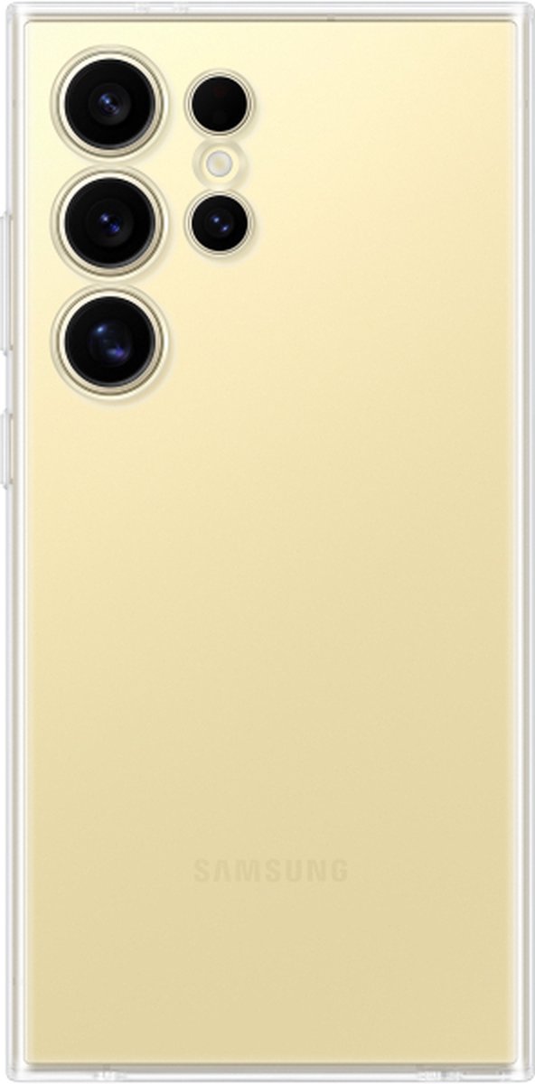 Samsung Clear Case - Geschikt voor Samsung Galaxy S24 Ultra - Transparant