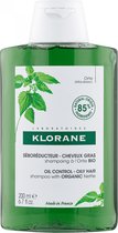 Klorane Organic Nettle Shampoo - Talgregulator Voor vet Haar 200 ml