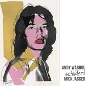 Allernieuwste.nl® Canvas Schilderij Andy Warhol Mick Jagger The Rolling Stones - Popstar - Modern Grafisch - Kleur - 50 x 70 cm