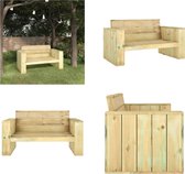 vidaXL Banc de jardin 139 cm Bois de pin imprégné - Banc - Bancs - Banc de jardin - Banc d'extérieur