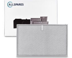 AllSpares Metaalfilter voor afzuigkappen geschikt voor Novy 563-8040 (401x247x8mm)