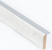 Stairscompany - Uitlooptrede met Aluminiumprofiel - Cream Oak - 130 cm - Traprenovatie