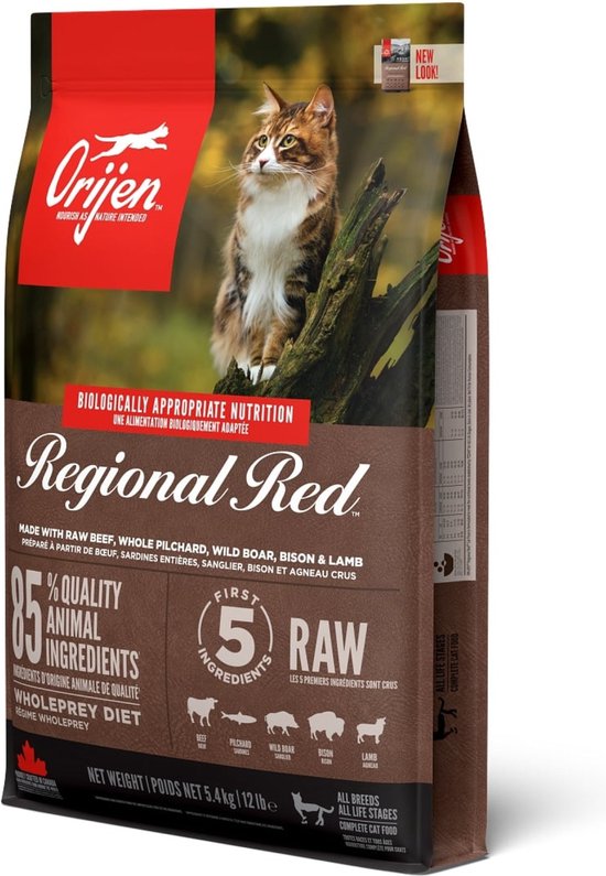 Orijen Regional Red Cat - Kattenvoer - 5.4 kg