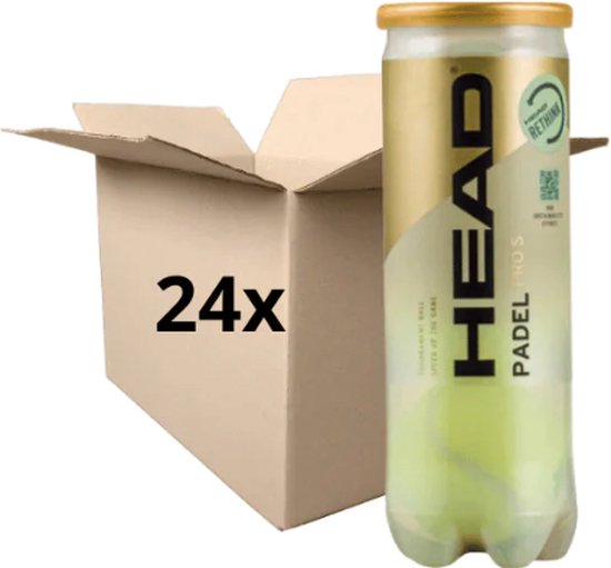 Head Pro S Padel Ballen - Doos - 24 Kokers
