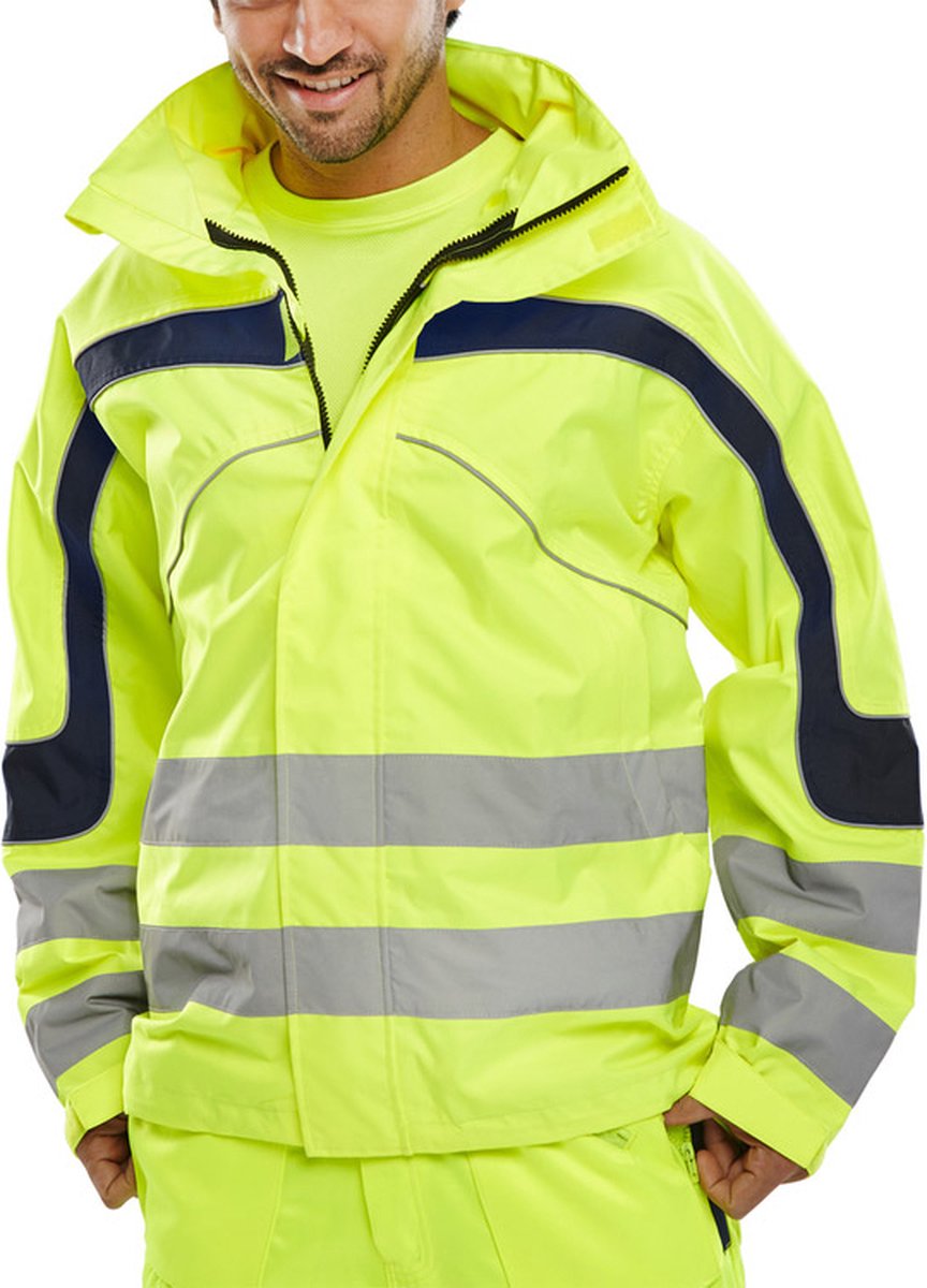 Beeswift ETON Waterdichte Jas - Geel - Maat S
