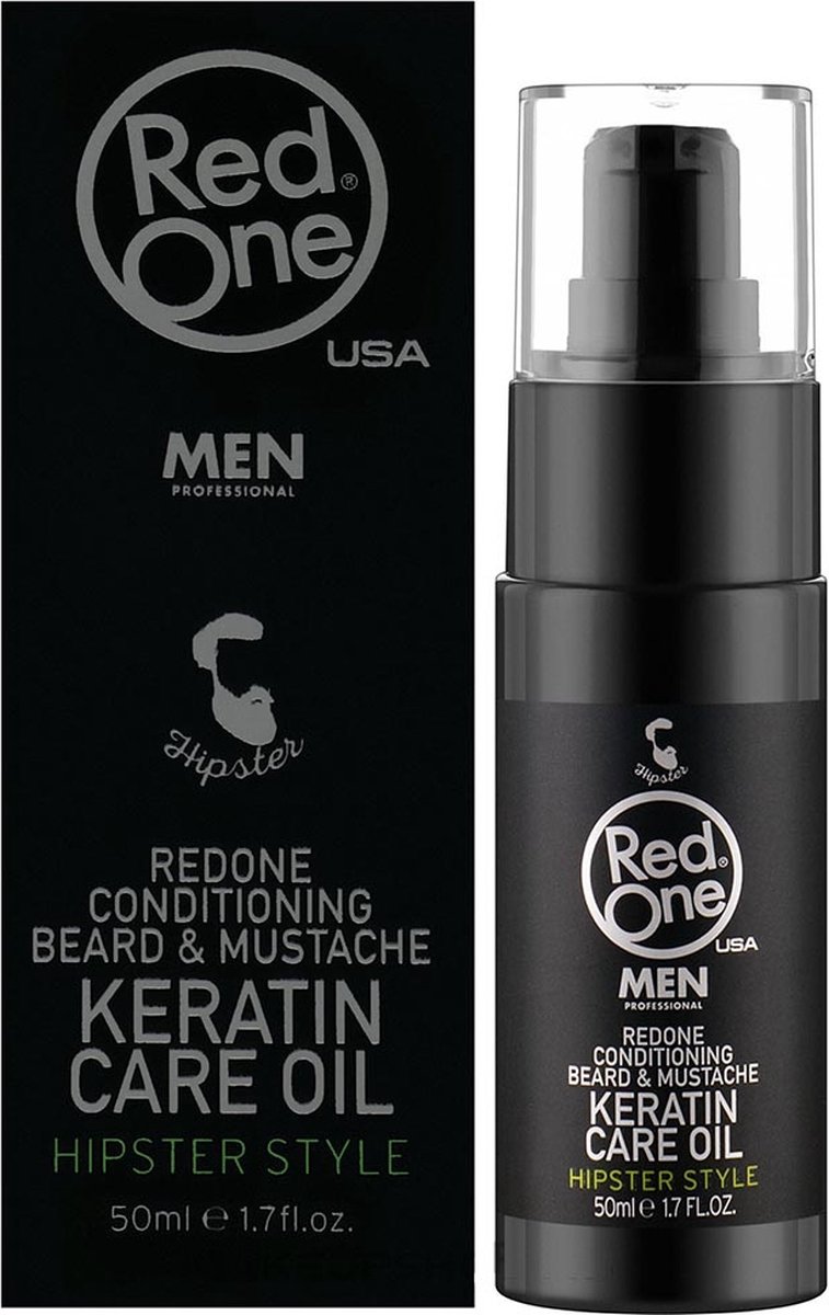 Redone Men Conditioning Beard and Mustache Keratin Care Oil 50 ml