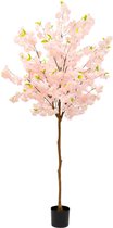 Kunst Kersenbloesem 180cm Roze | Kunstplant met bloemen | Kunstboom met bloemen | Nep kersenbloesem | Cherryblossom Kunstboom