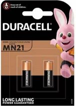 Duracell MN21-X2, Batterie à usage unique, A23, Alcaline, 12 V, 2 pièce(s), Cylindrique