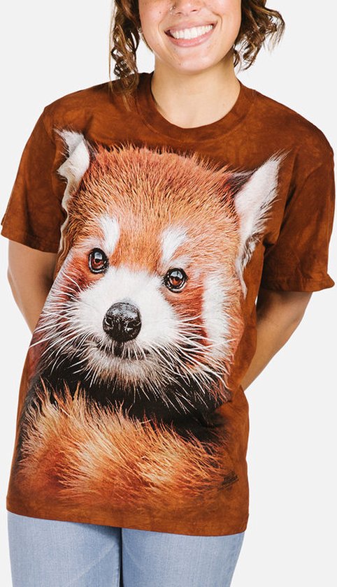 The Mountain T-shirt Red Panda Portrait T-shirt unisexe Taille S