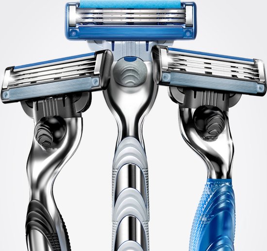 Gillette Mach3 - 4 pièces - Lames de rasoir pour homme