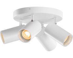SLV 4-lichts opbouwspot Asto Tube wit - 4x GU10 - 1006430