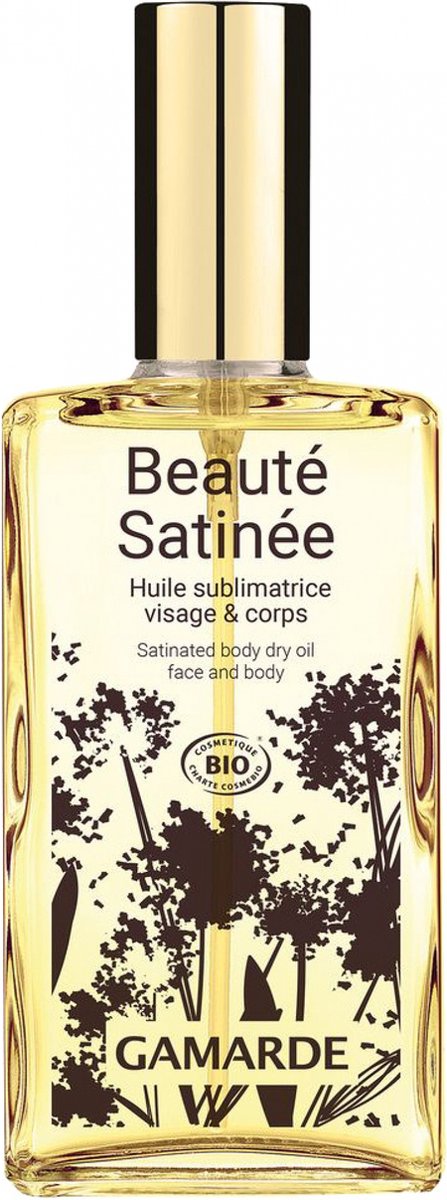Goedkoopste Gamarde Beauté Satinée Sublimerende Olie Biologisch Gezicht & Lichaam 100 ml