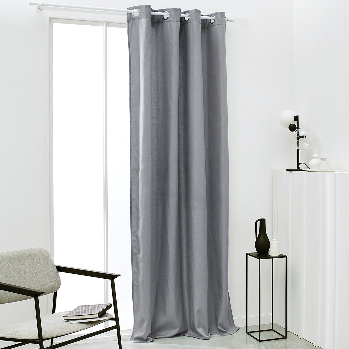 Gordijn TODAY Essential Thermische isolatie Lichtgrijs 140 x 240 cm