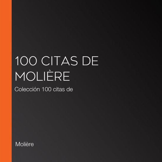 100 citas de Molière - cover