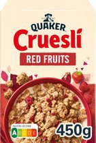 Quaker Cruesli - Ontbijtgranen - Rood Fruit - 450 gr