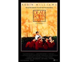 Poster - Robin Williams in Dead Poets Society, Originele Filmposter, Premium Print, Professioneel Fotopapier