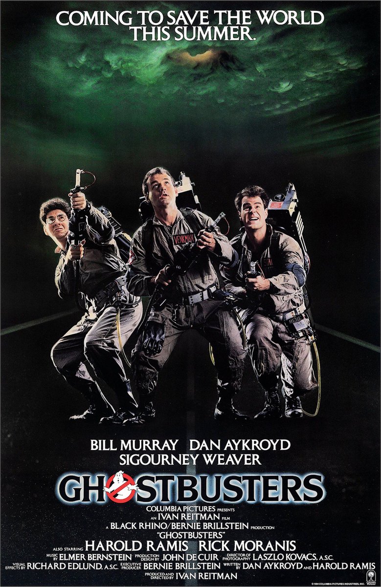 Poster - Ghostbusters, 1984, Originele Filmposter, Premium Print, Professioneel Fotopapier
