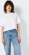 NOISY MAY NMALENA S/ S O-NECK SEMICROP TOP FWD NOOS T-shirt Femme - Taille L