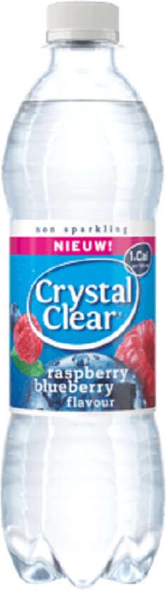Crystal Clear - Sparkling Raspberry & Blueberry - 6 x 0,5 liter