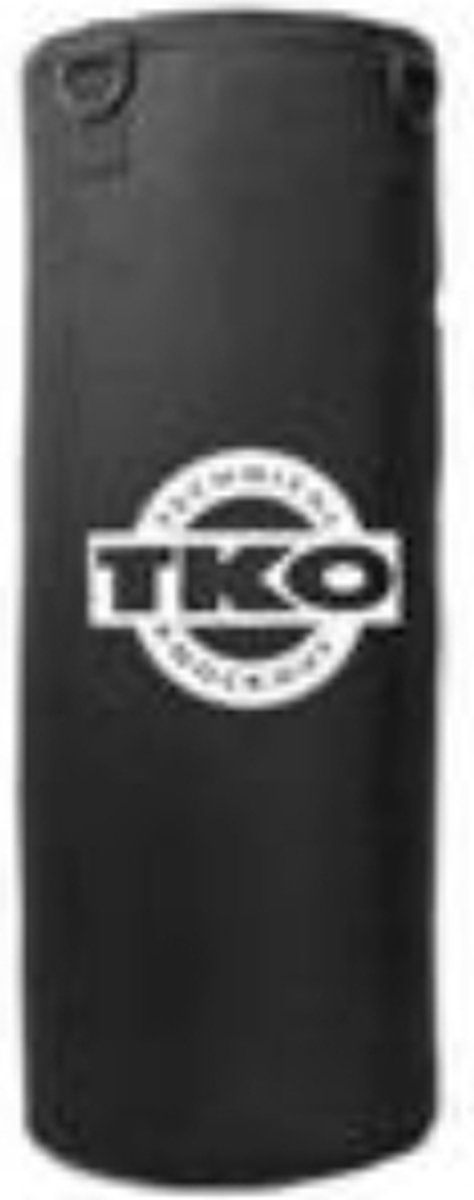 TKO - Bokszak 502C - Round One - Canvas - 60 lb - 27 kg - Hoogte 80cm - Zwart - Met Ophangketting