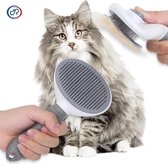 DierCare-Cat Comb-Dog Comb- Soins-Peigne pour Animaux à poils longs - Grijs