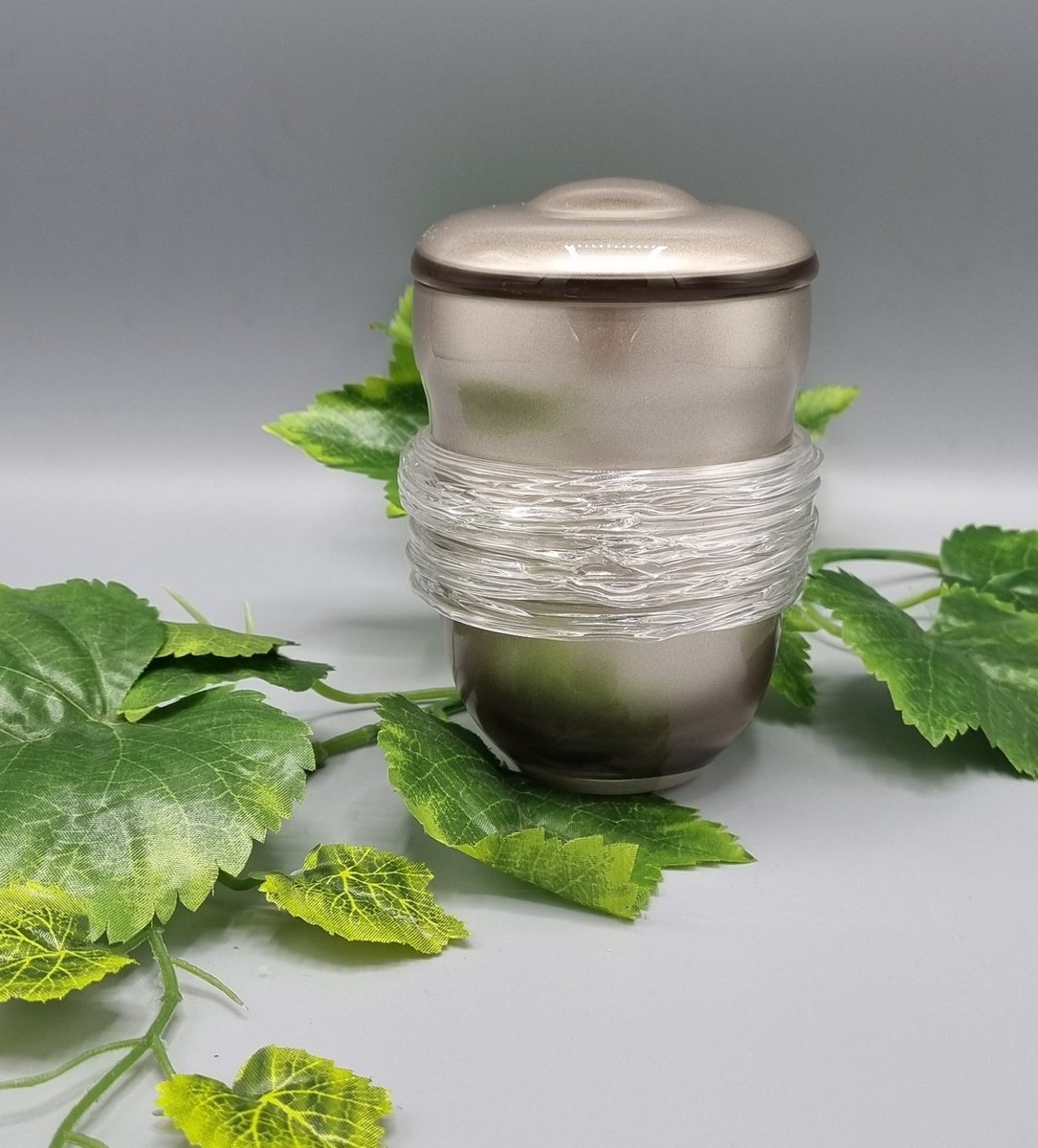 Mini Urn - 159-1 - Cappuccino - Kristalglas - Urn - Deel Urn