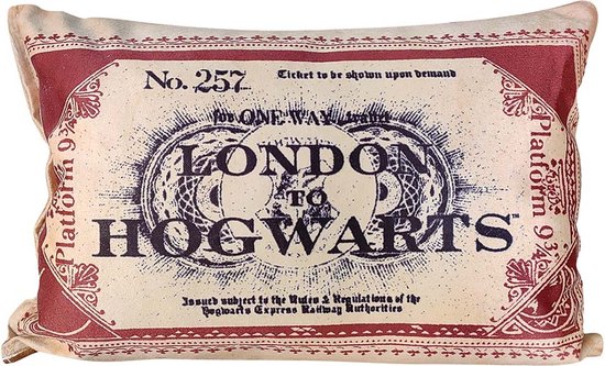 Wizarding World - Harry Potter - Kussen - Kaart Zweinsteinexpress