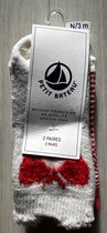 Petit Bateau - 2 paires de Chaussettes d'hiver pour Bébé Filles - 15/18