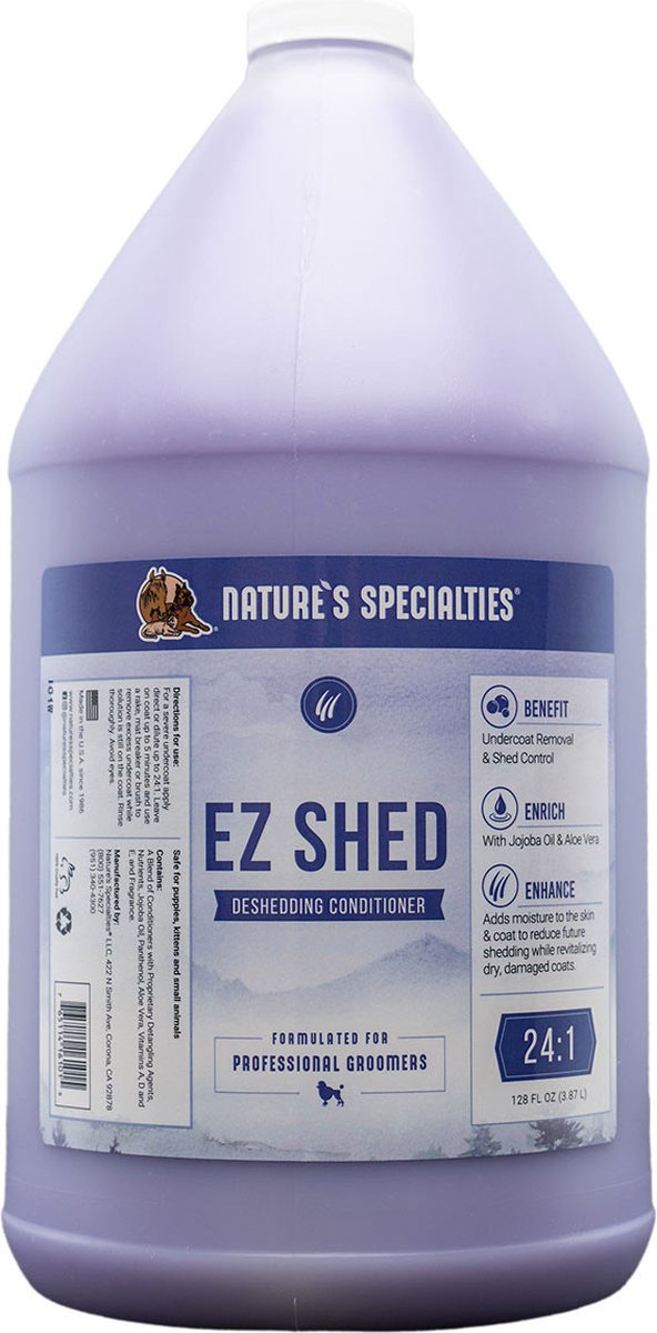 Nature's Specialties - EZ Shed - Honden Conditioner Anti Verharen - 3,87L