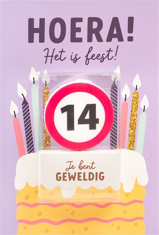 Verjaardagskaart Met Kaars 14 Jaar Je Bent Geweldig Bol verjaardagskaart-met-kaars-14-jaar-je-bent-geweldig-bol