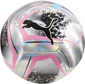 Puma voetbal Cage II hologram - Maat 3 - zilver/pink