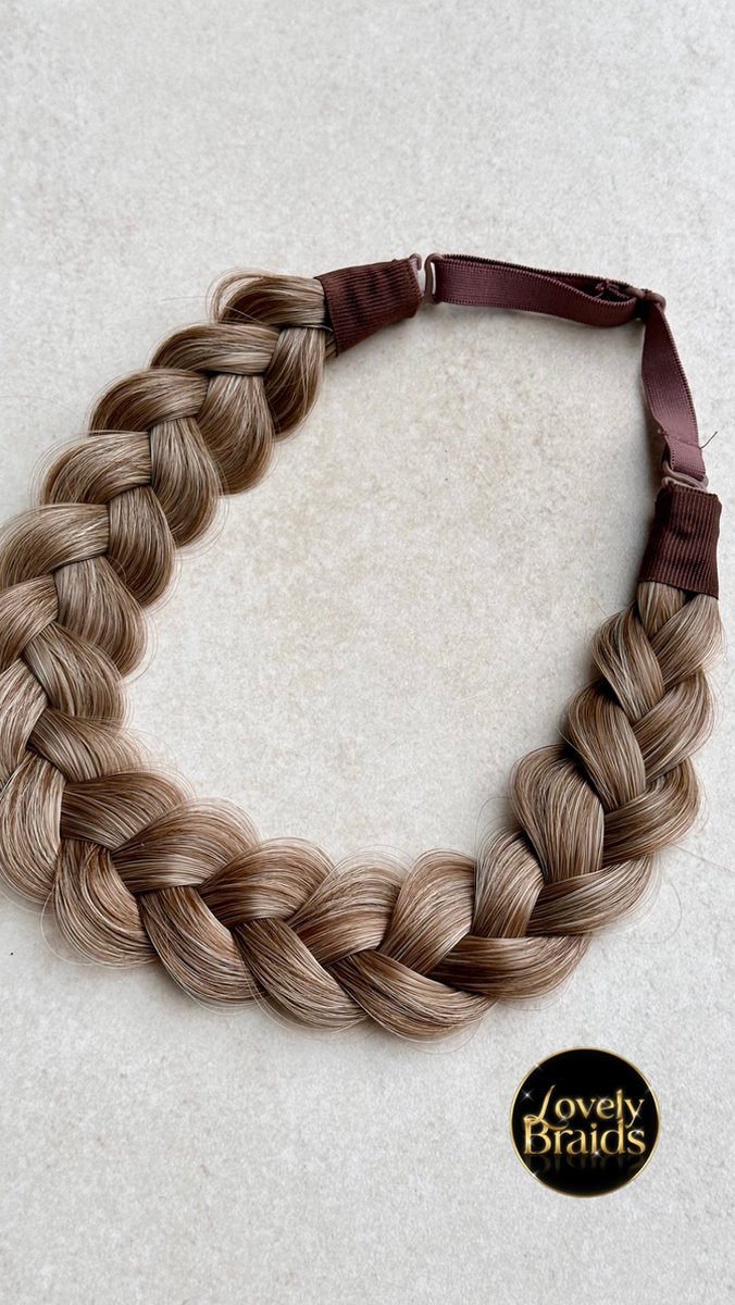Lovely braids -silver toffee - hair braids - messy - haarband - infinity braids - Haarvlecht band - fashion - diadeem - festival look - festival hair - hair braid