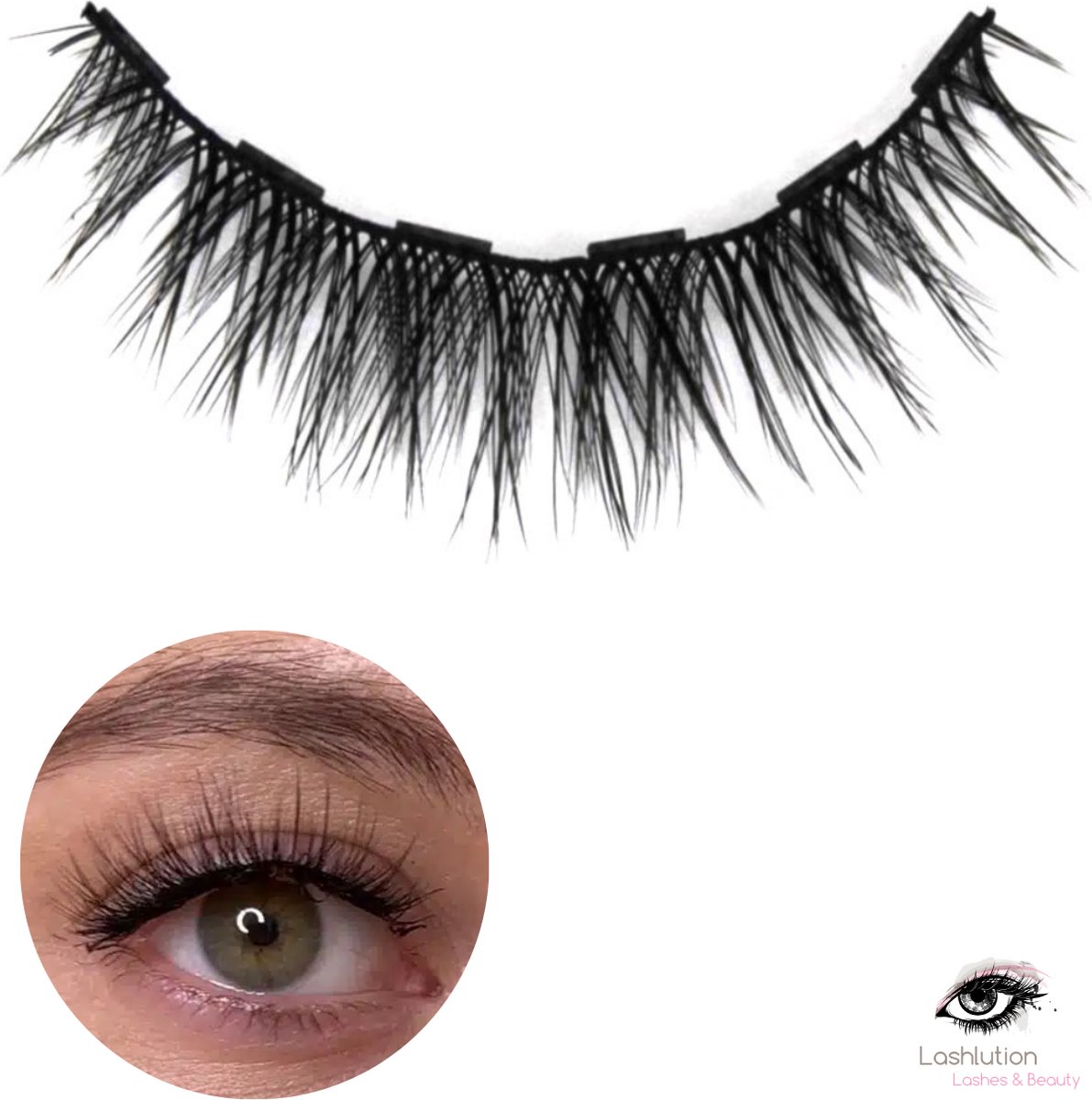 Lashlution Magnetische Wimpers - Sheila Natural Collectie - Losse Lashes