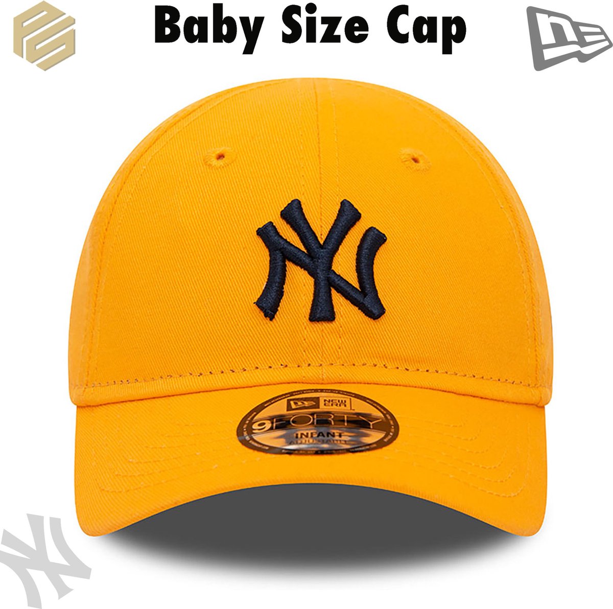 New York Yankees Infant League Essential Papaya Smoothie 9FORTY Adjustable Cap - New Era