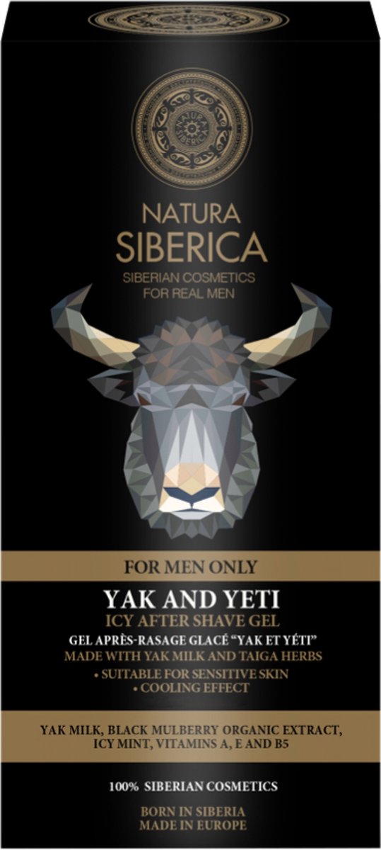 Natura Siberica Yak and Yeti Icy After Shave Gel, 150ml