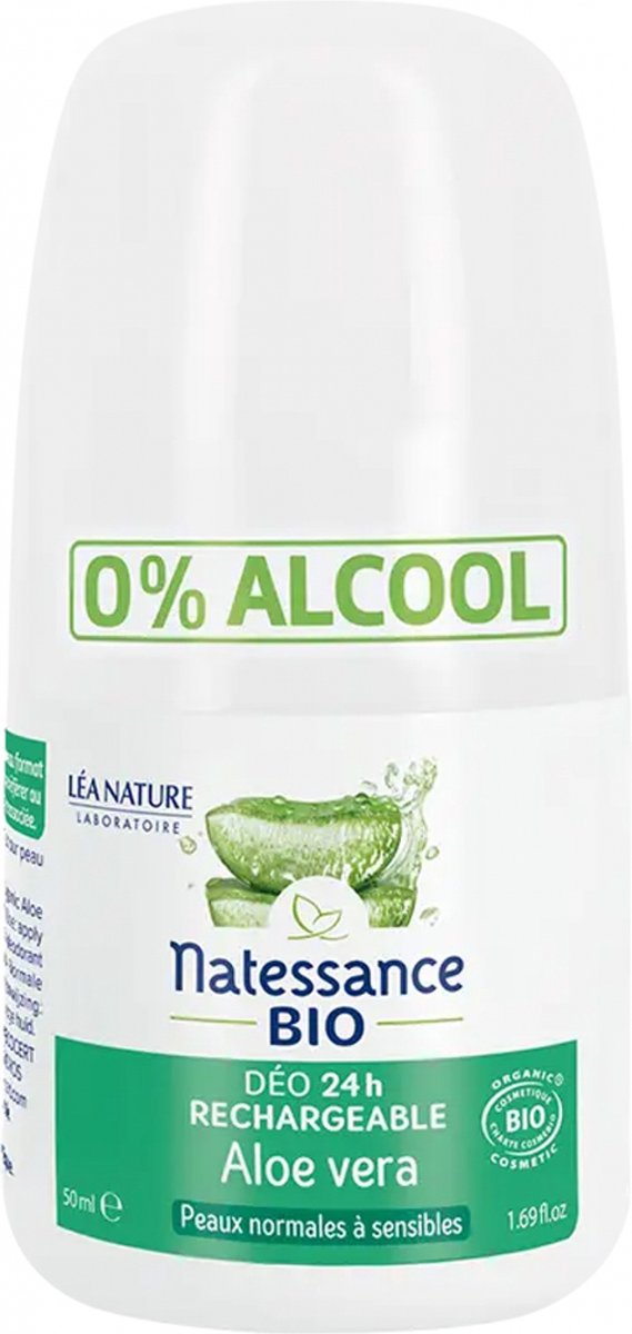 Goedkoopste Natessance Biologische Aloë Vera 24H Deo Navulling 50 ml
