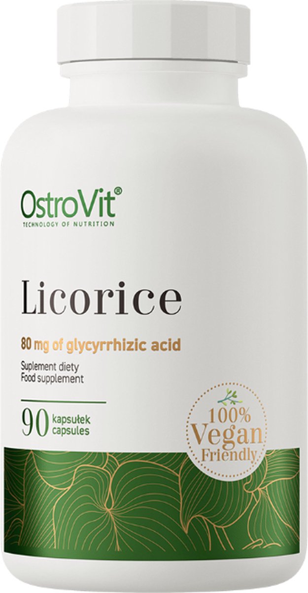 Goedkoopste Supplementen - Licorice 400mg - Vegan - 90 Capsules - OstroVit