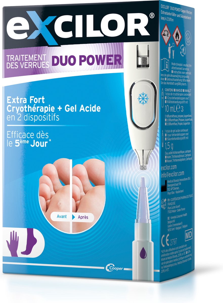 Goedkoopste EXCILOR Wrattenbehandeling Duo Power - Voor handen & voeten