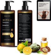 Haargroei Shampoo + Ebook - Haargroei Producten Mannen Vrouwen - Biotine - Haar Versneller - Beschadigd Haar - Haar Vitamines