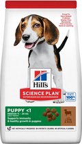 4x Hill's Science Plan Puppy Medium avec agneau et riz 2,5kg