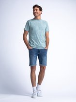 Petrol Industries - Heren Bullseye Denim Short Wavecrest - Blauw - Maat M