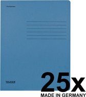 Dossier enveloppe de 25 pièces. Fabriqué en Allemagne. Fabriqué en karton recyclé avec 3 rabats intérieurs pour dossier Juris DIN A4 bleu Dossier de documents Dossier de rangement.