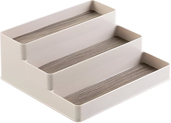 mDesign - Blikjesrek in 2-delige set - bergruimte/organizer - voor blikjes drinken/conservenblikken - voor keuken, voorraadkast, aanrechtbladen en keukenkastjes - met twee etages/schap/staaldraad met