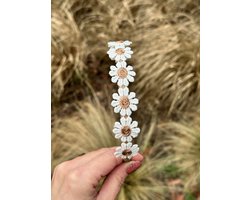 Diadeem - Haarband madelief (andere haarbanden zijn ook goed)